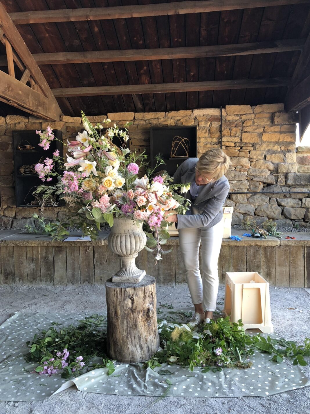 Christin’s cutting garden in Victoria, Canada, where she lives. (She also has a home in Chilmark, Martha&#8217;s Vineyard.)