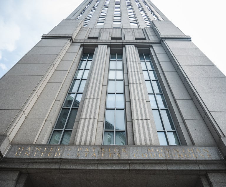 The Daniel Patrick Moynihan U.S. Courthouse in the Southern District of New York, at 500 Pearl St. (Photo: Ryland West/ALM)